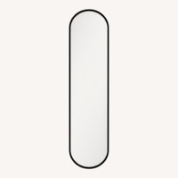 Full-Length Leaning Mirror WHanging Rack 