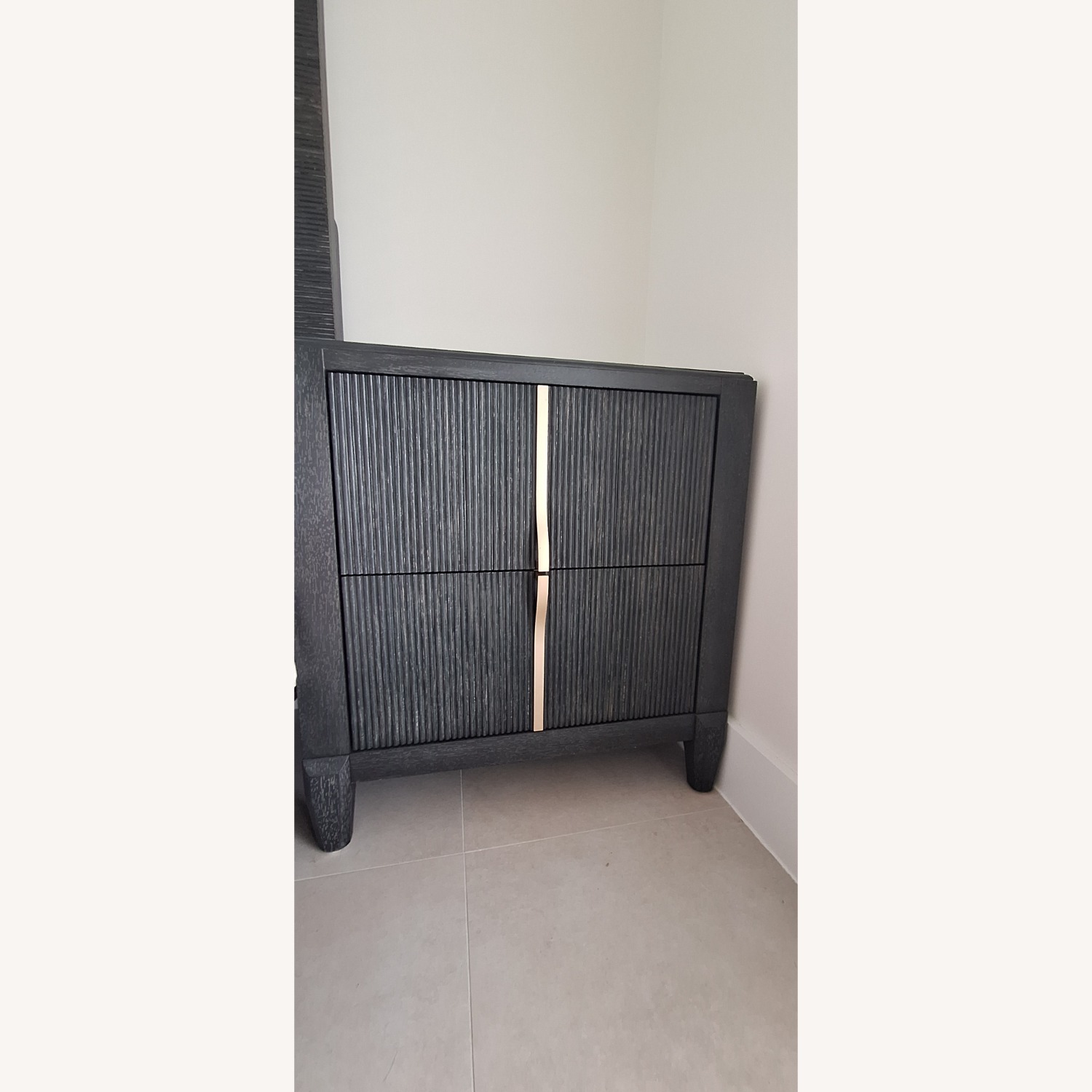 West End Loft Drawer Nightstand with USB - image-6