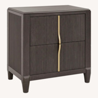 West End Loft Drawer Nightstand with USB
