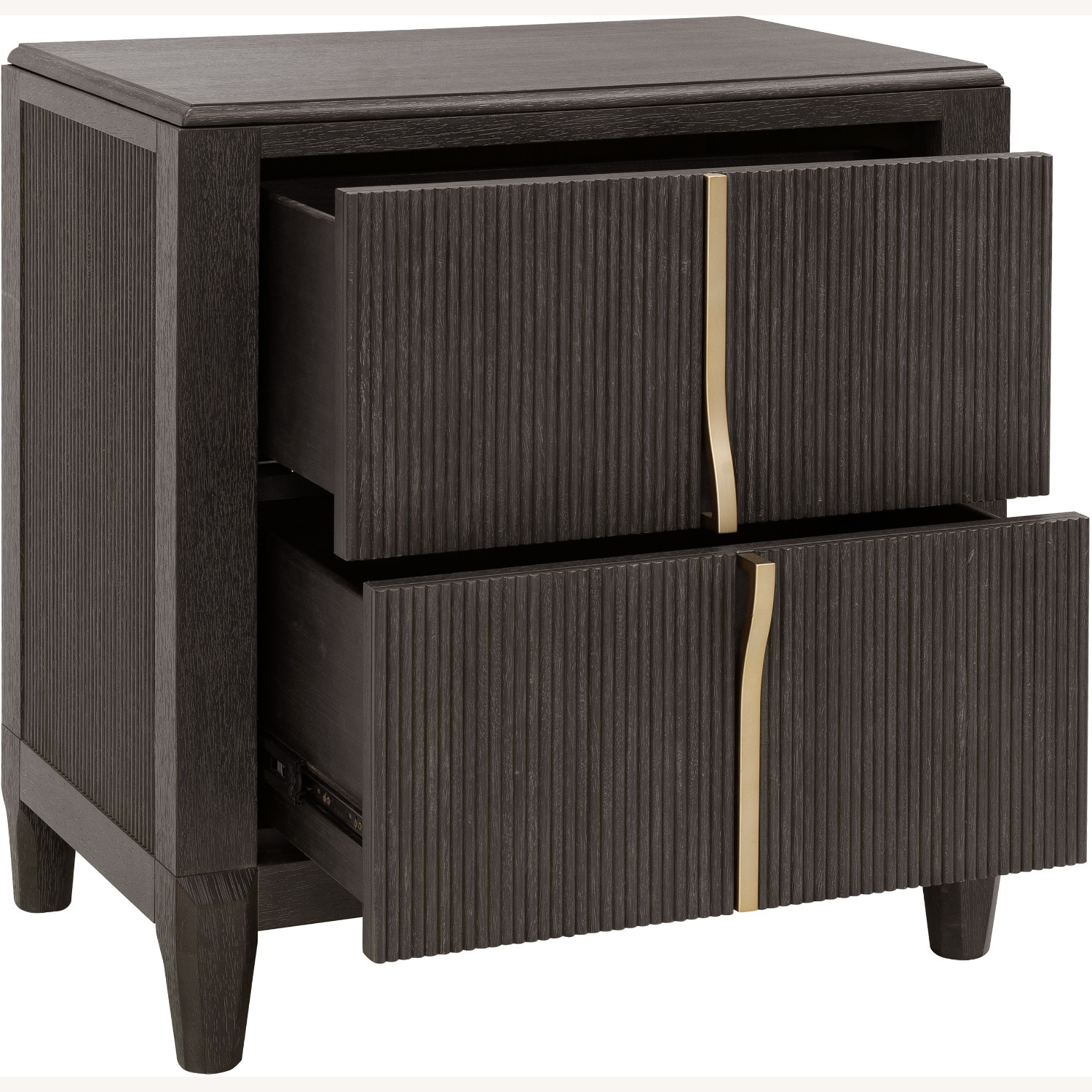 West End Loft Drawer Nightstand with USB - image-3