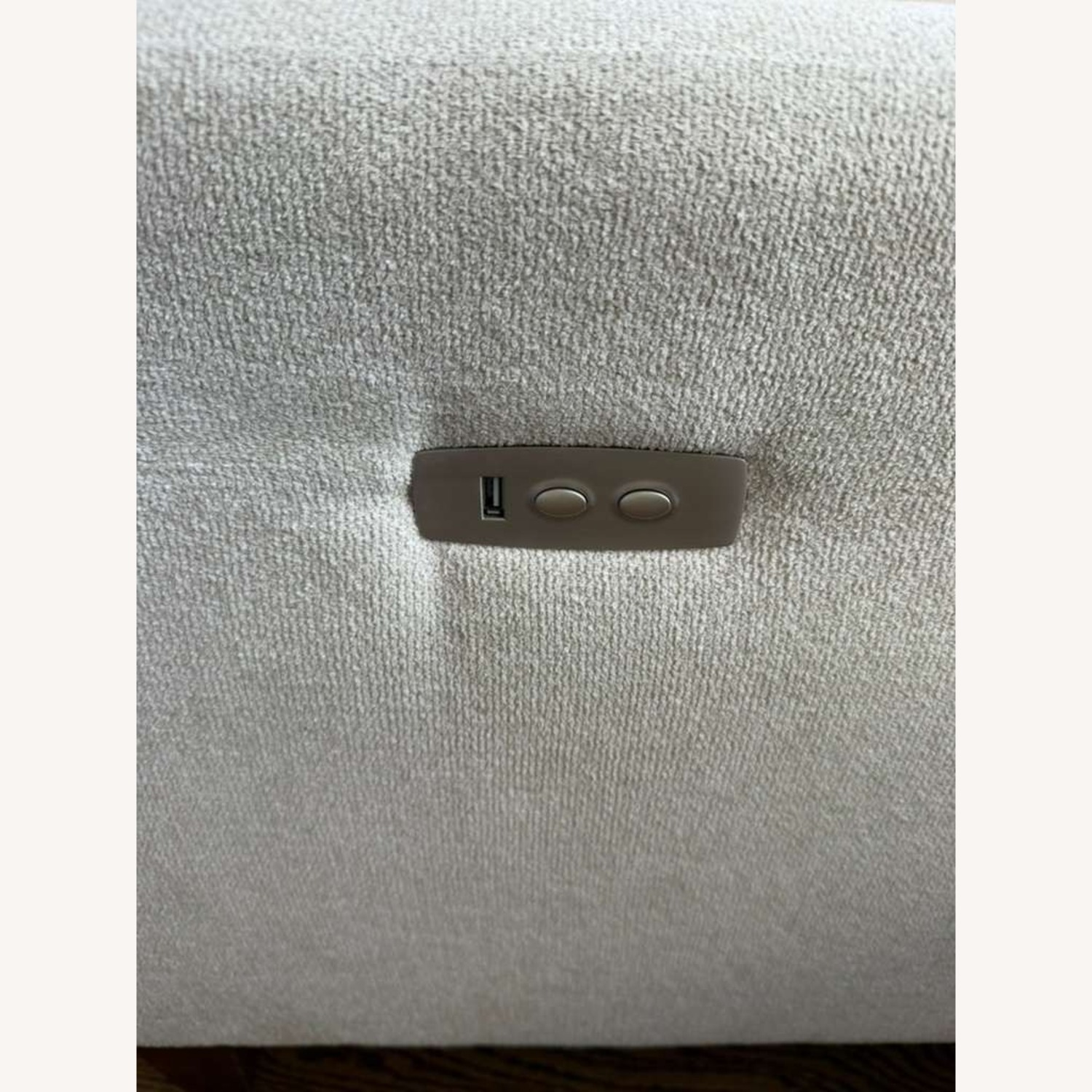 La-Z-Boy White Fabric 3+ Piece Sectional - image-4