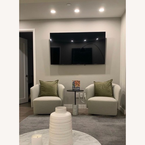 Used Pair of Swivel Lounge Chairs  for sale on AptDeco