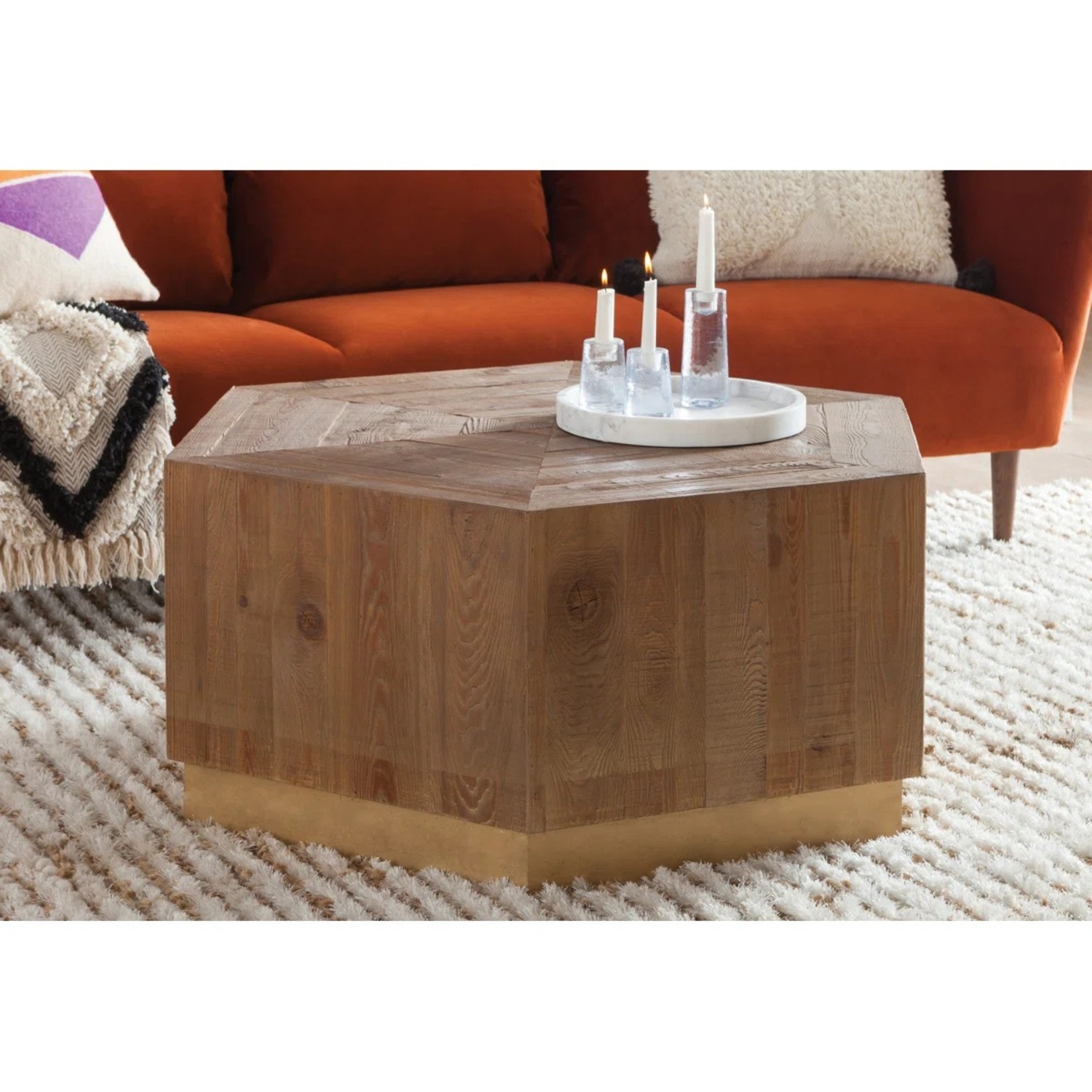AllModern Gabourel Solid Wood Coffee Table - image-4