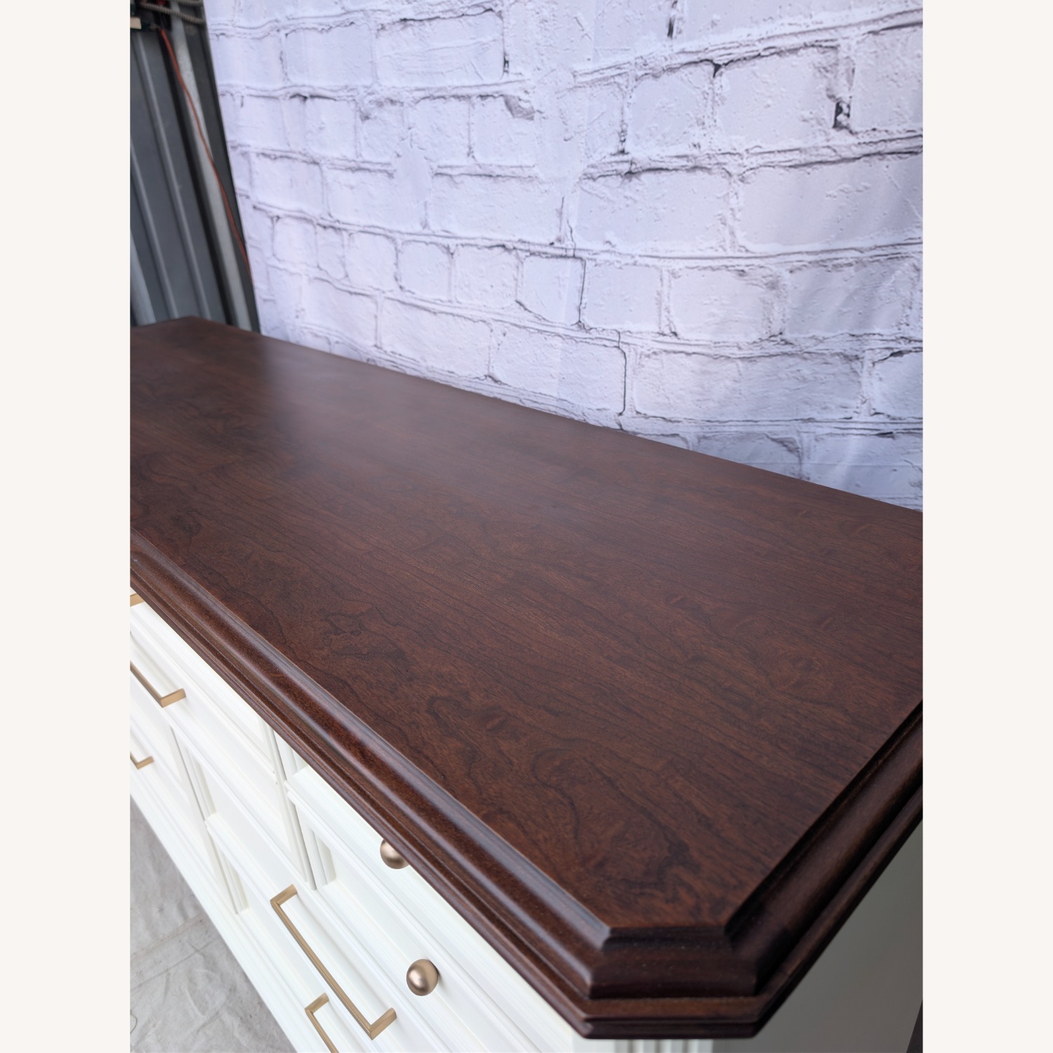 Bassett White Wood Dresser - image-7