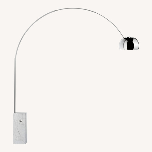 Used Design Within Reach  Marble Arc Floor Lamp Arco Style for sale on AptDeco