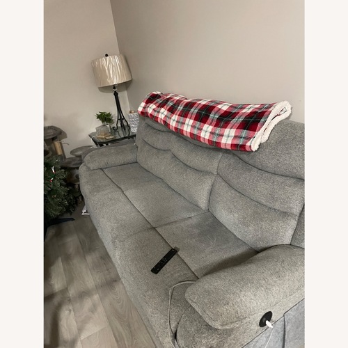 Used Grey Recliner Sofa for sale on AptDeco