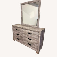 Light Gray Wood Dresser