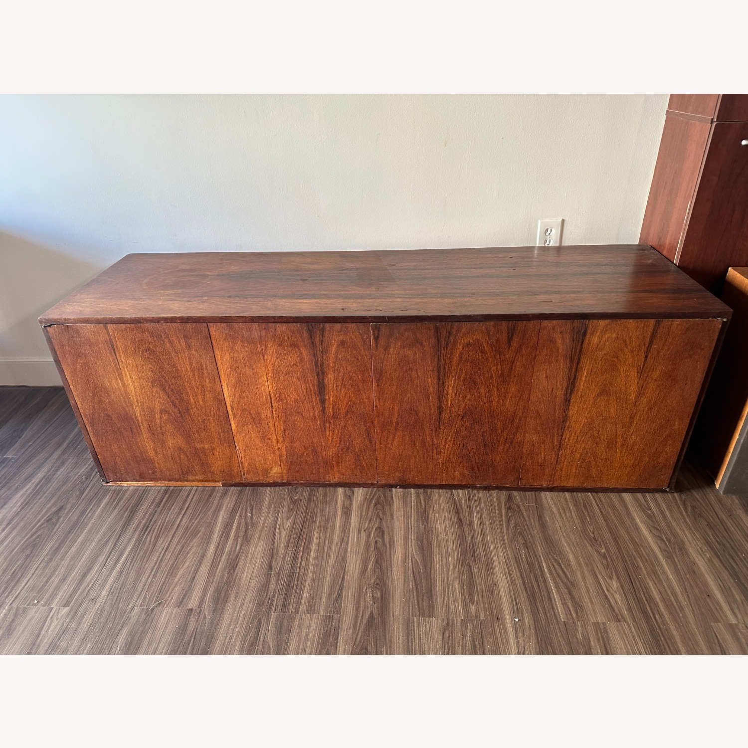 Vintage/Antique Dark Brown Wood Sideboard - image-2