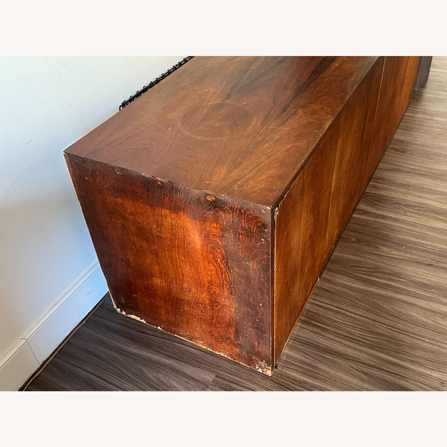 Vintage/Antique Dark Brown Wood Sideboard - image-4