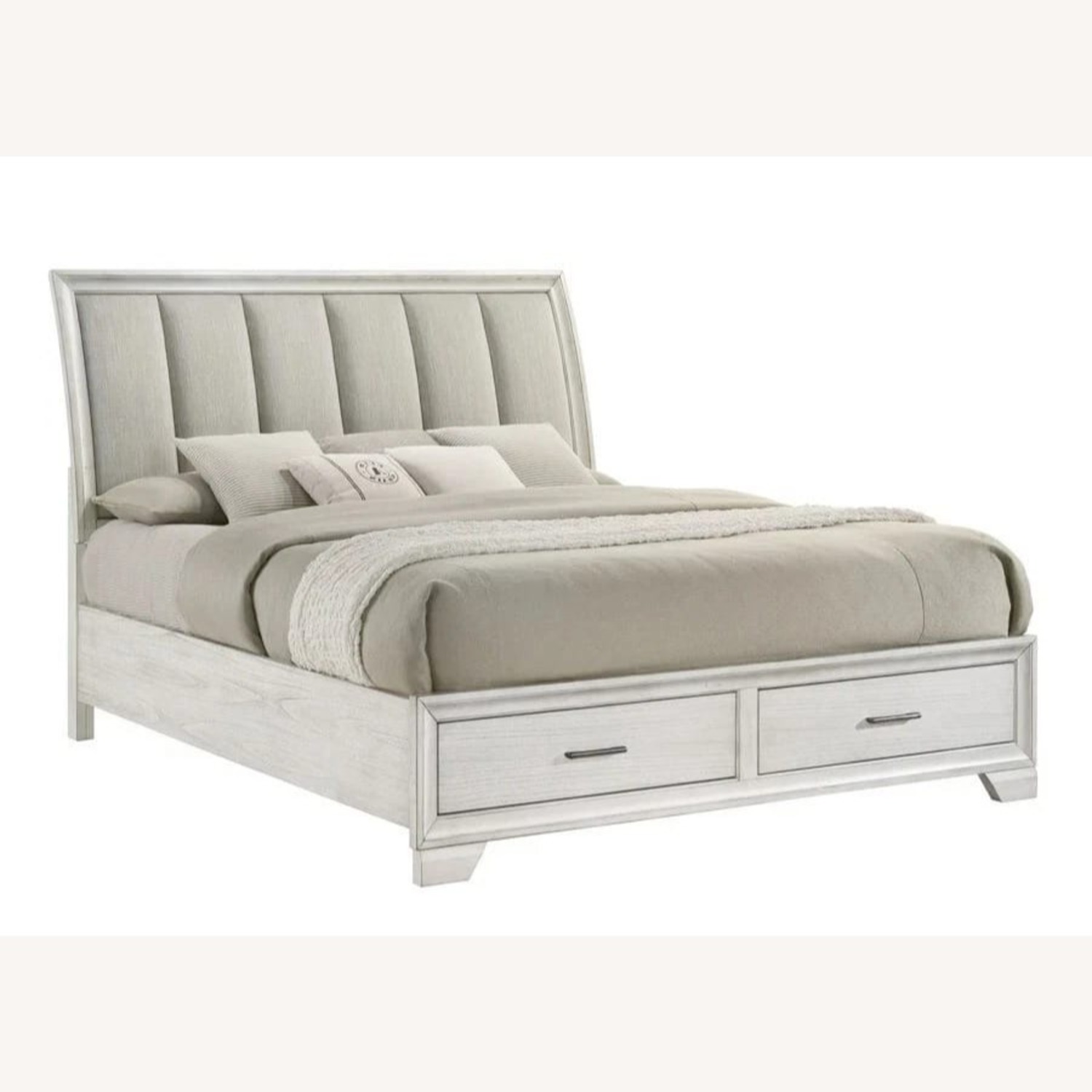 Queen Storage Bed White Oak - image-3