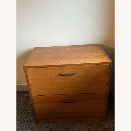Used Vintage/Antique Light Brown Wood Dresser for sale on AptDeco