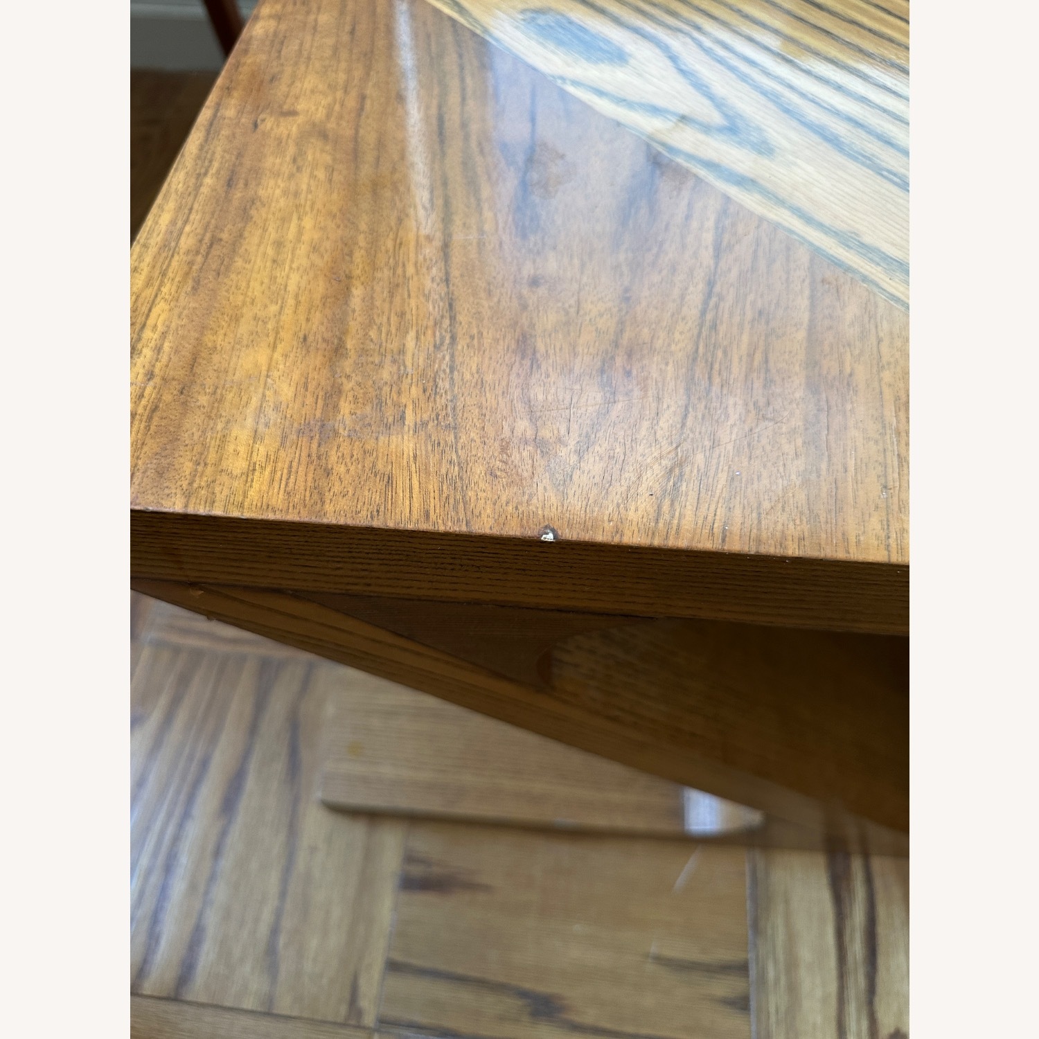 Lane Furniture Oak Zigzag Coffee Table Vintage  - image-3