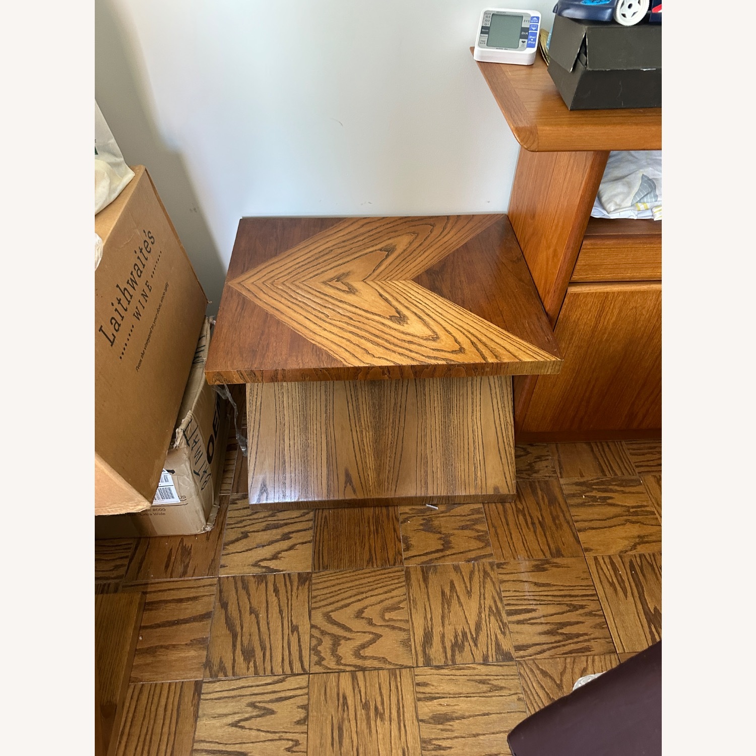 Lane Furniture Zig Zag Oak Side Tables Vintage  - image-1