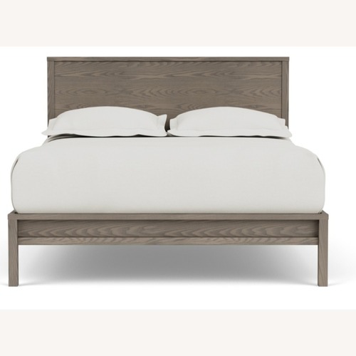Used Room & Board Emerson Grey Wood Full Bed for sale on AptDeco