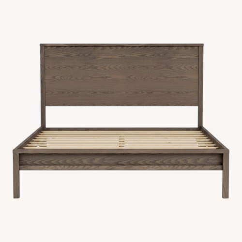 Used Room & Board Emerson Grey Wood Full Bed for sale on AptDeco