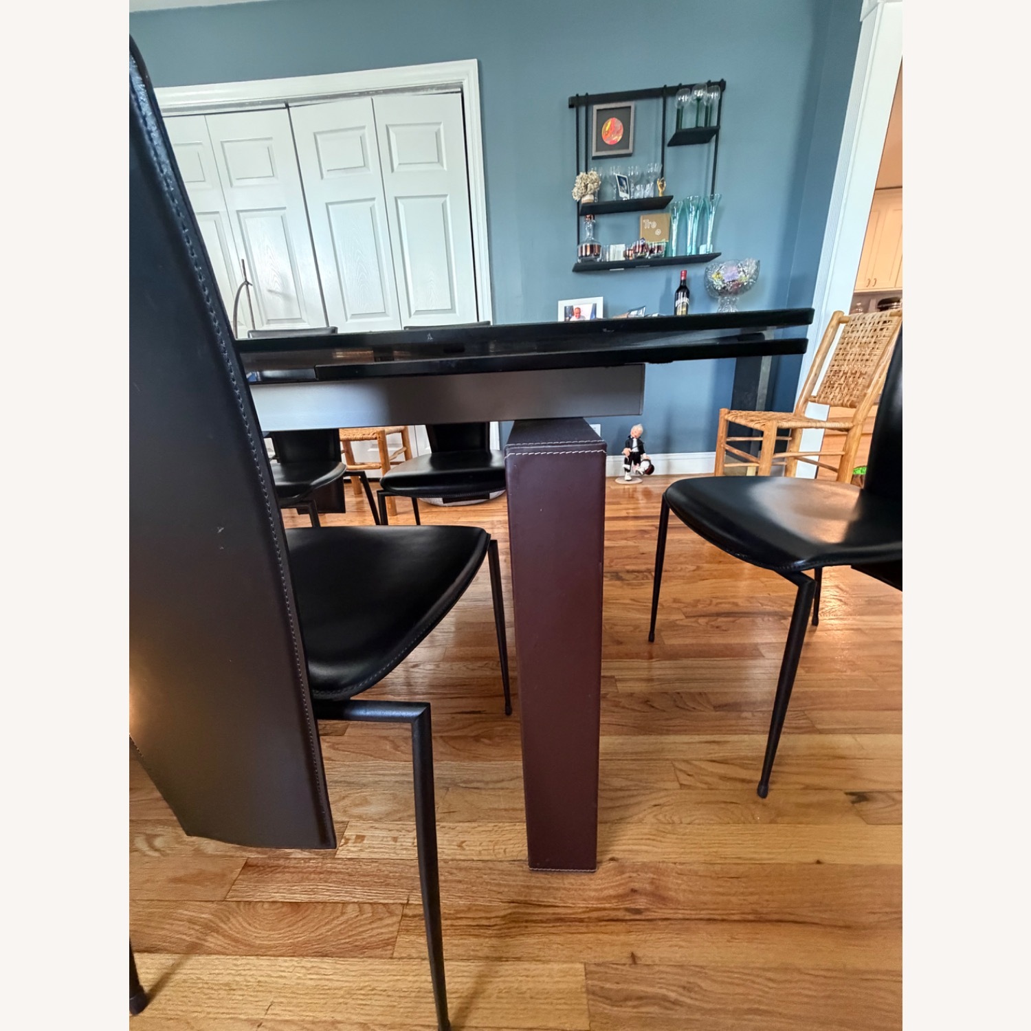 Calligaris Black Glass Dining Table - image-3