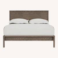 Room & Board Emerson Light Gray Wood Full Bed