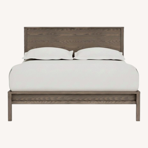 Used Room & Board Emerson Light Gray Wood Full Bed for sale on AptDeco
