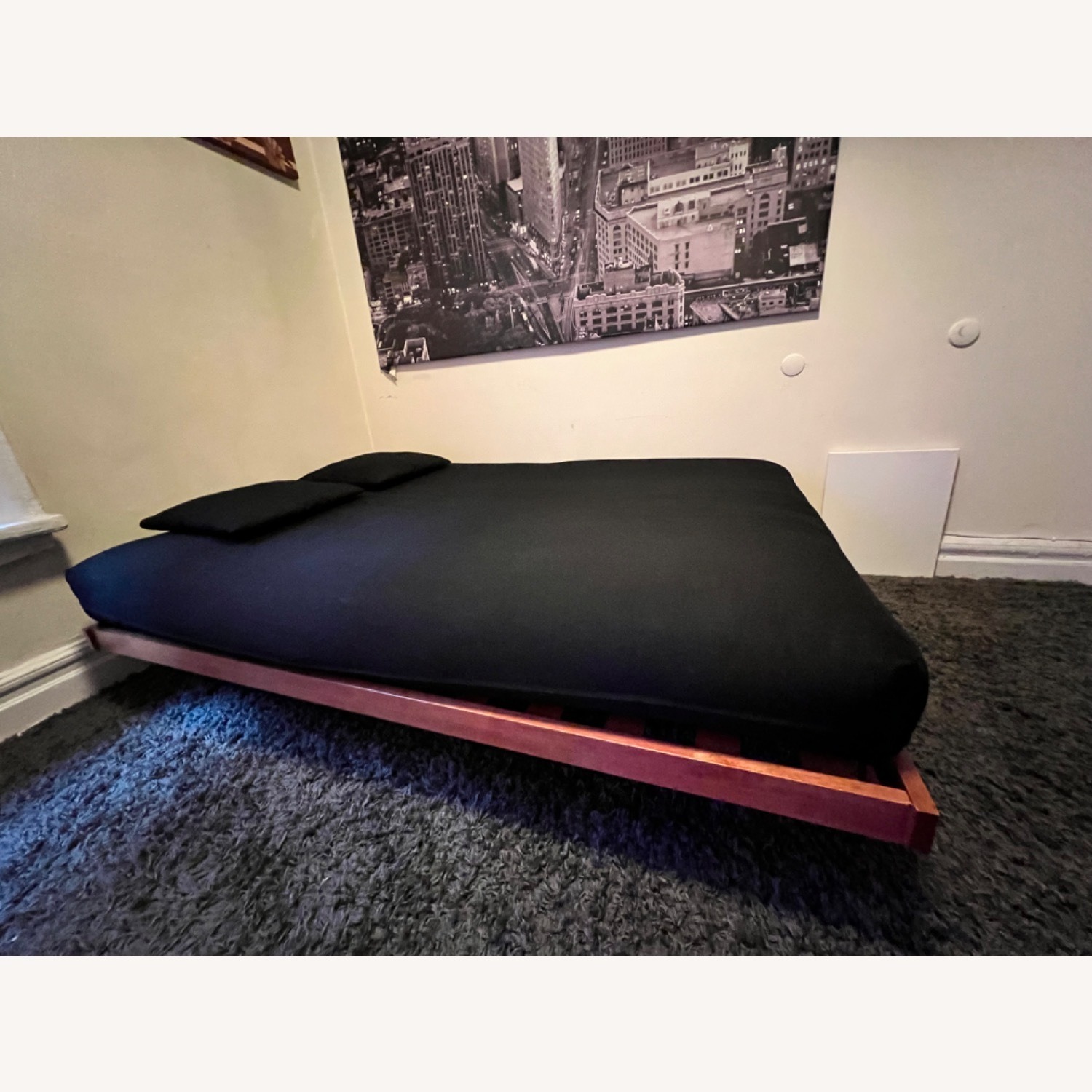 Strata Furniture Black Wood Futon - image-2