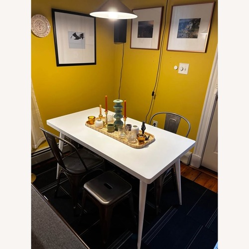 Used Tolix Steel Dining Set for sale on AptDeco