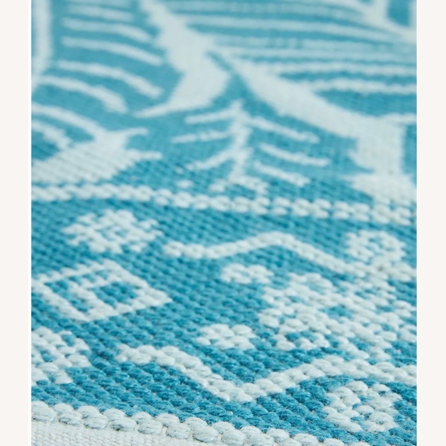 Anthropologie Margot Blue Indoor Outdoor 9x12 Rug - image-3