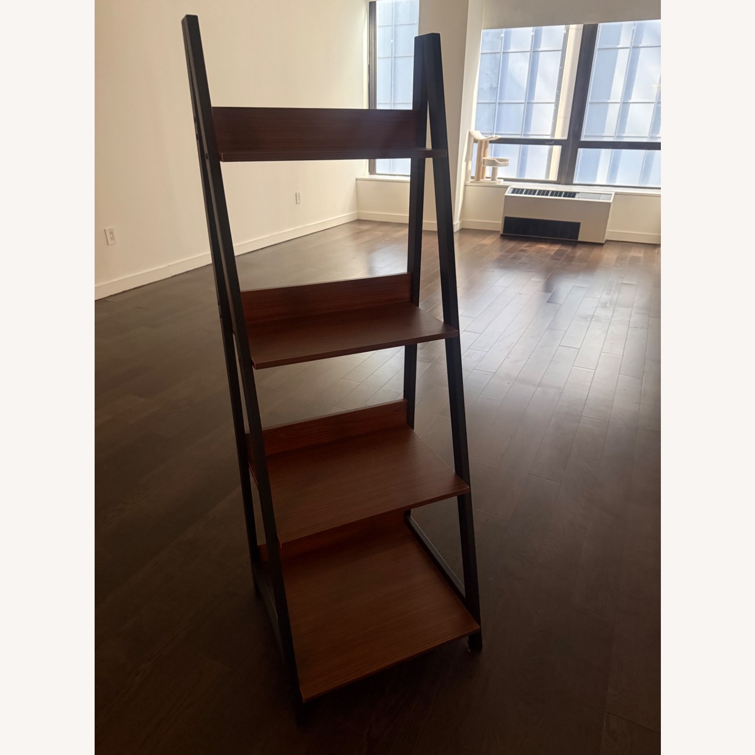 Amazon Dark Brown Industrial Ladder Shelf  - image-1