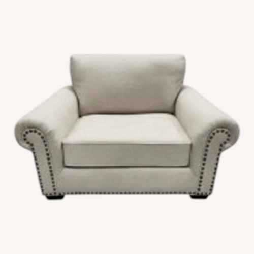 Used Ashley Furniture Natural Fabric Loveseat for sale on AptDeco