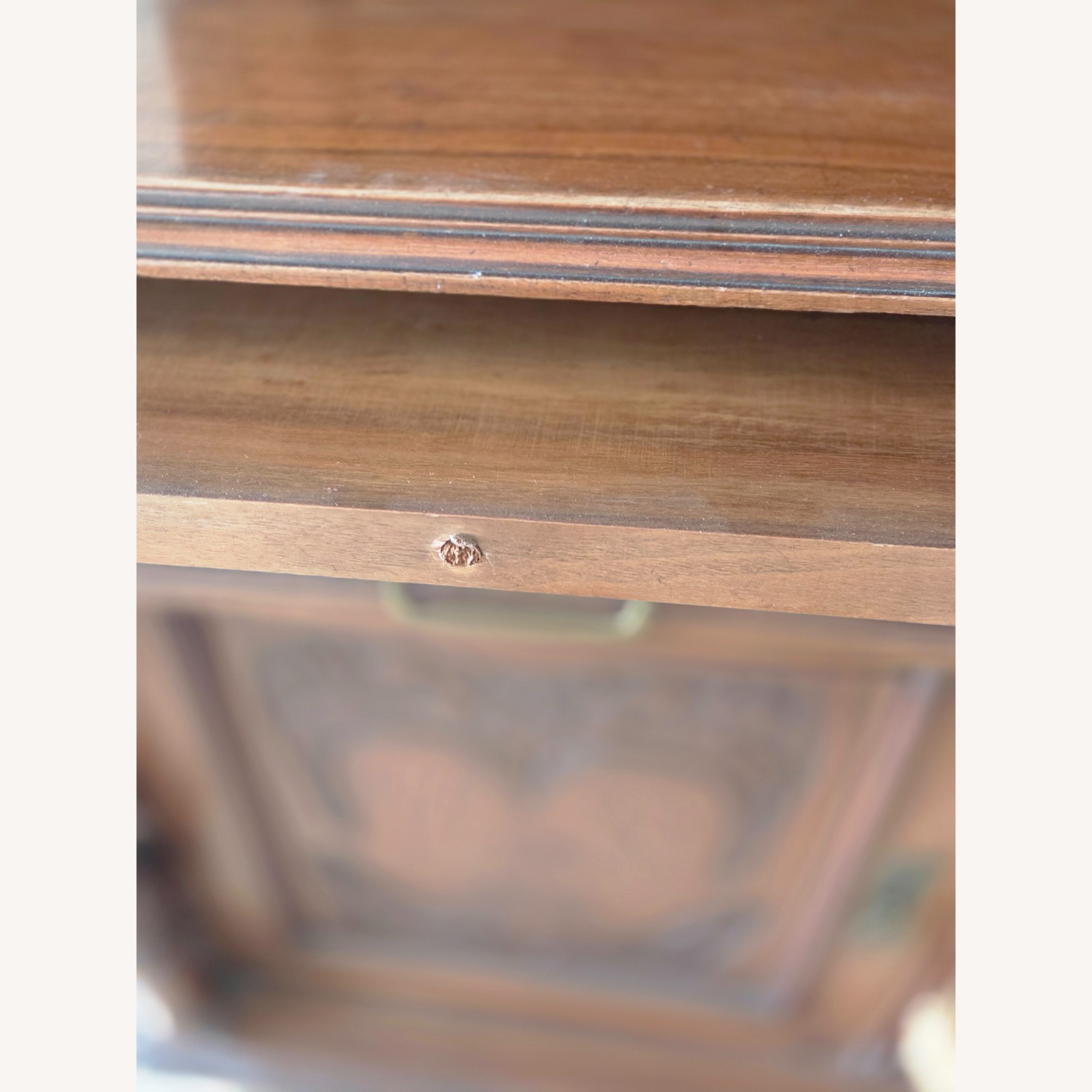 Dark Brown Wood Wall Unit - image-5