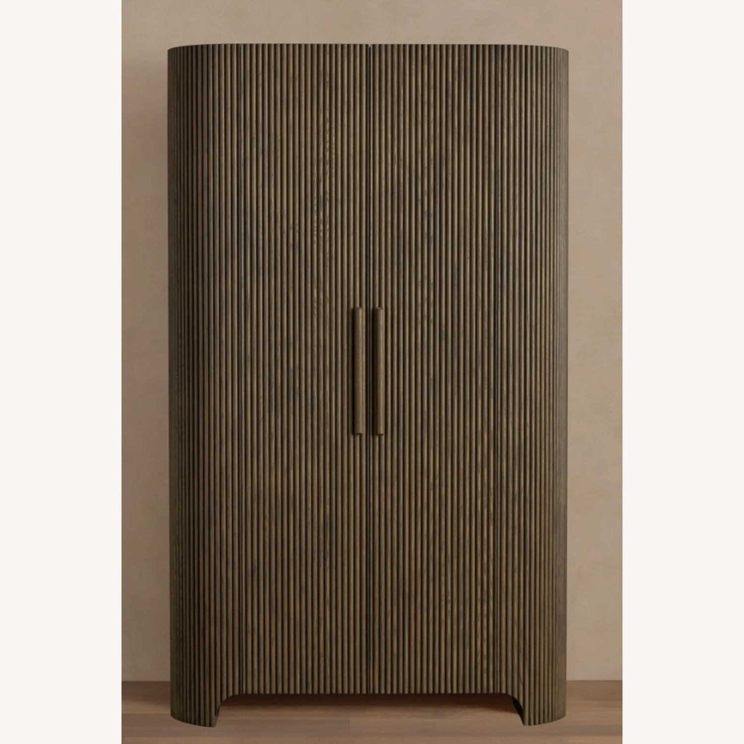 Arhaus Astor Dark Brown Wood Bookcase - image-1