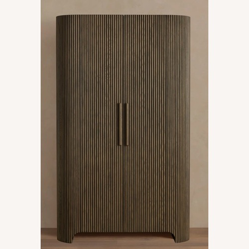 Used Arhaus Astor Dark Brown Wood Bookcase for sale on AptDeco