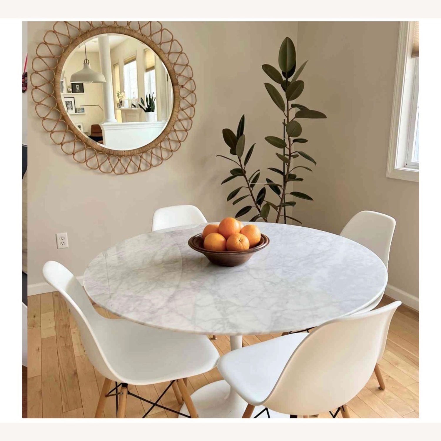 Rove Concepts White Marble Dining Table - image-6