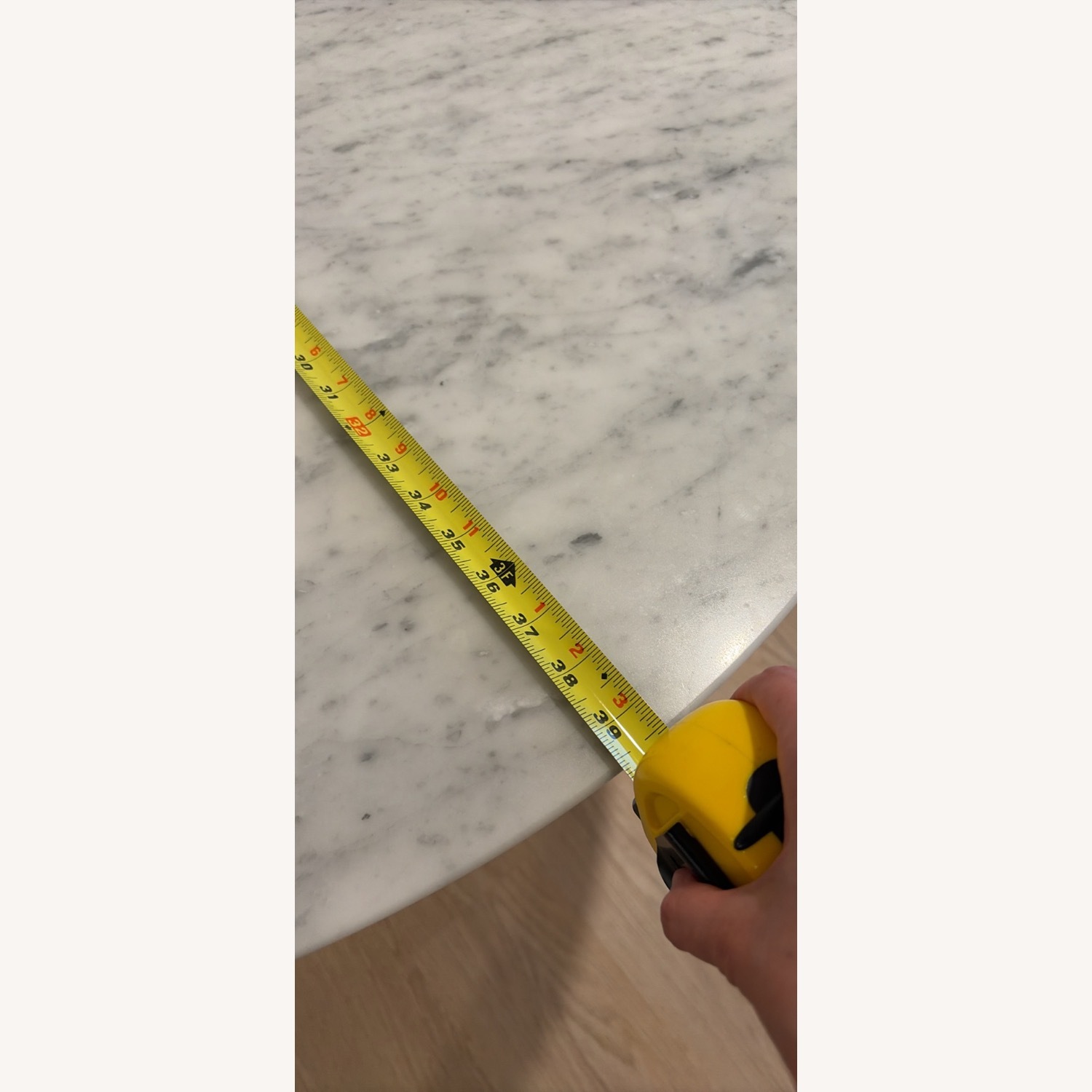 Rove Concepts White Marble Dining Table - image-4