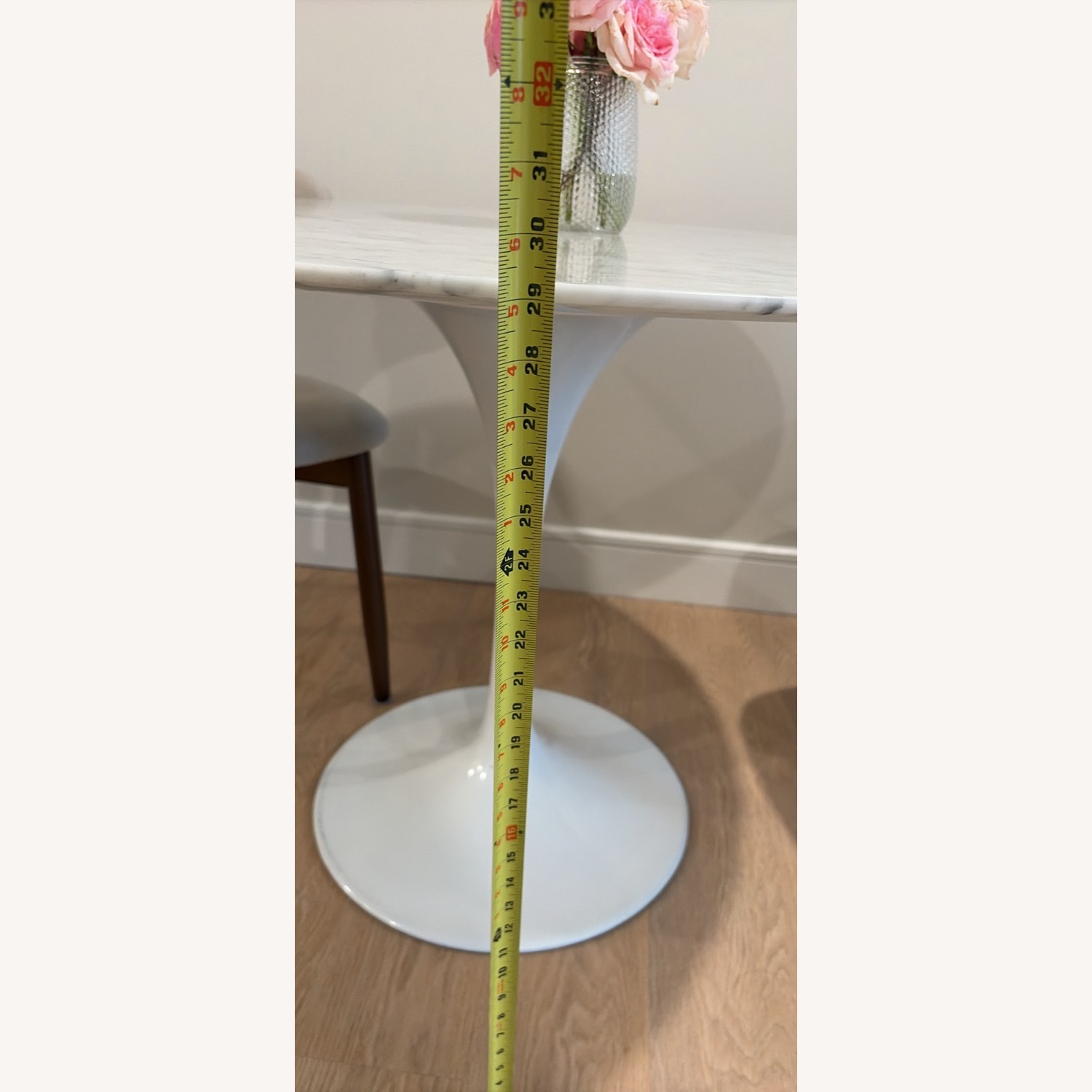 Rove Concepts White Marble Dining Table - image-3