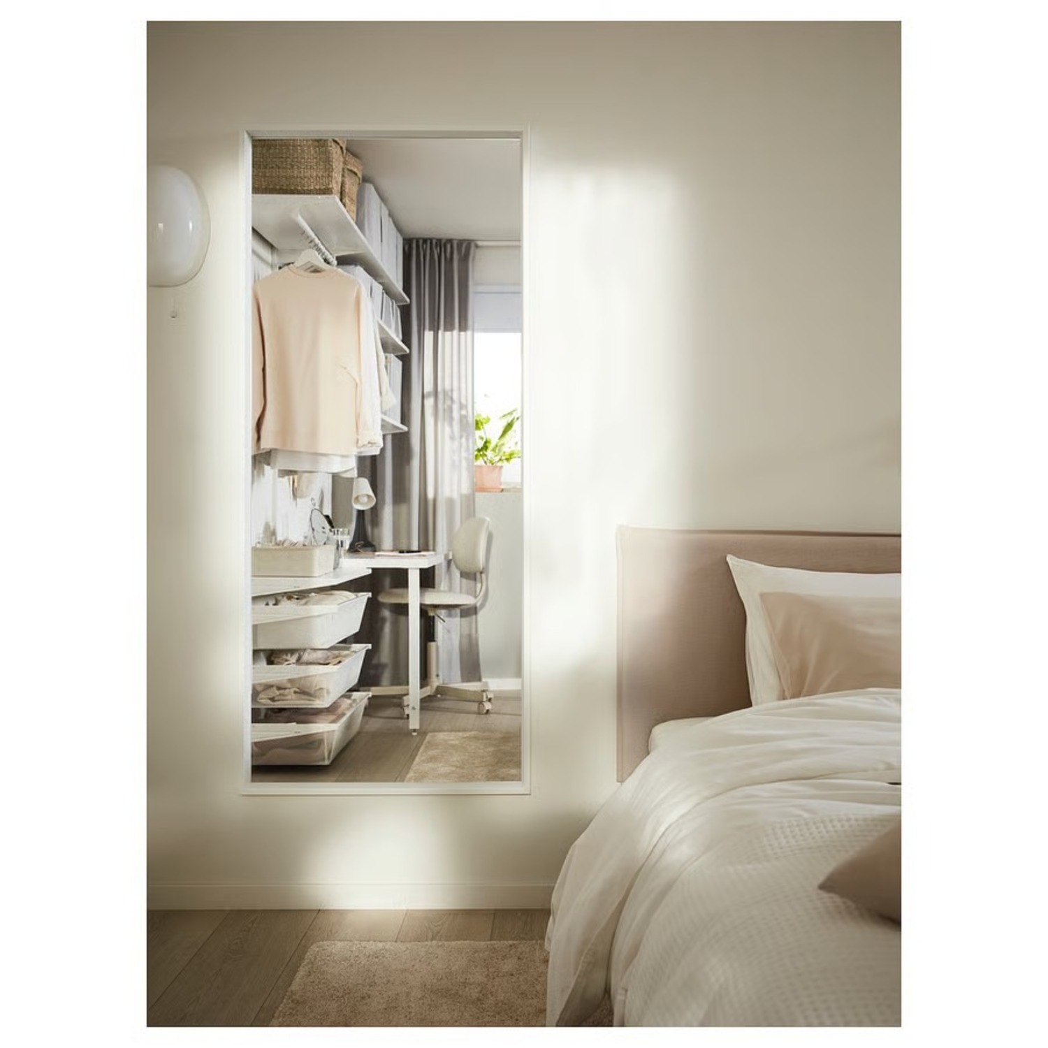 IKEA Nissedal Mirror White - image-6