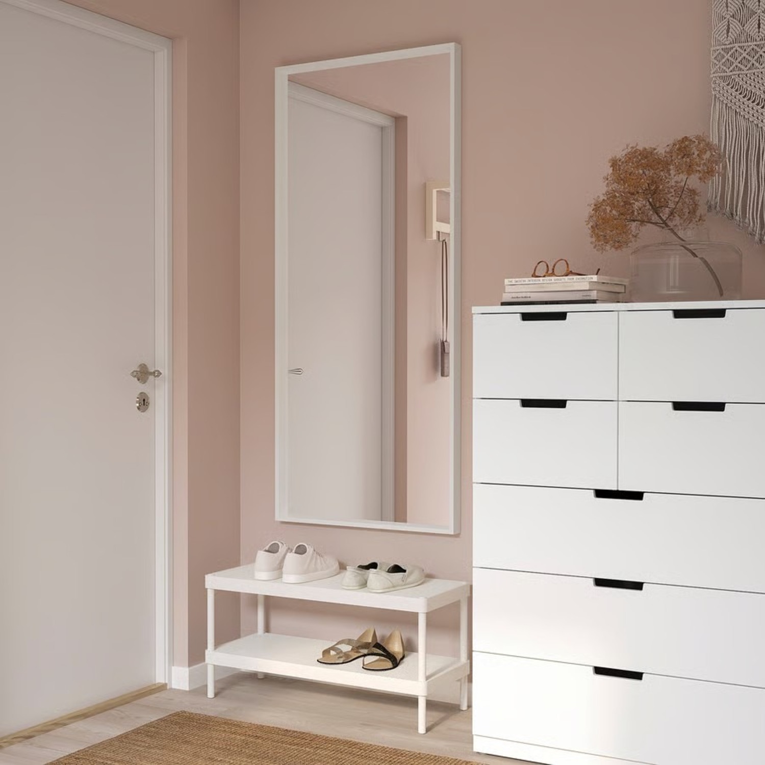 IKEA Nissedal Mirror White - image-4