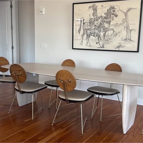 Used B2 x Goop Cerchio Dining Chairs Set of 8 for sale on AptDeco