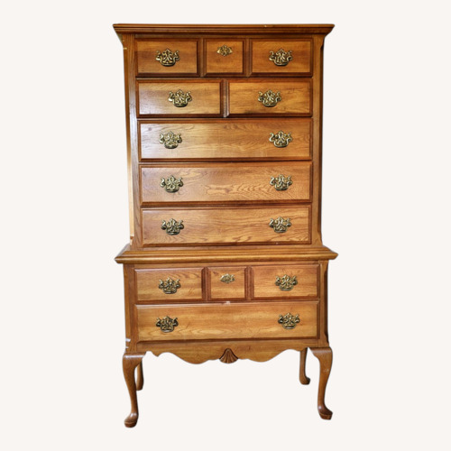 Used Ethan Allen 2 Wooden Dresser Set  for sale on AptDeco