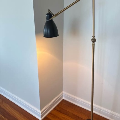 Used Modern Floor Lamps Set of 2 Matching Pair for sale on AptDeco