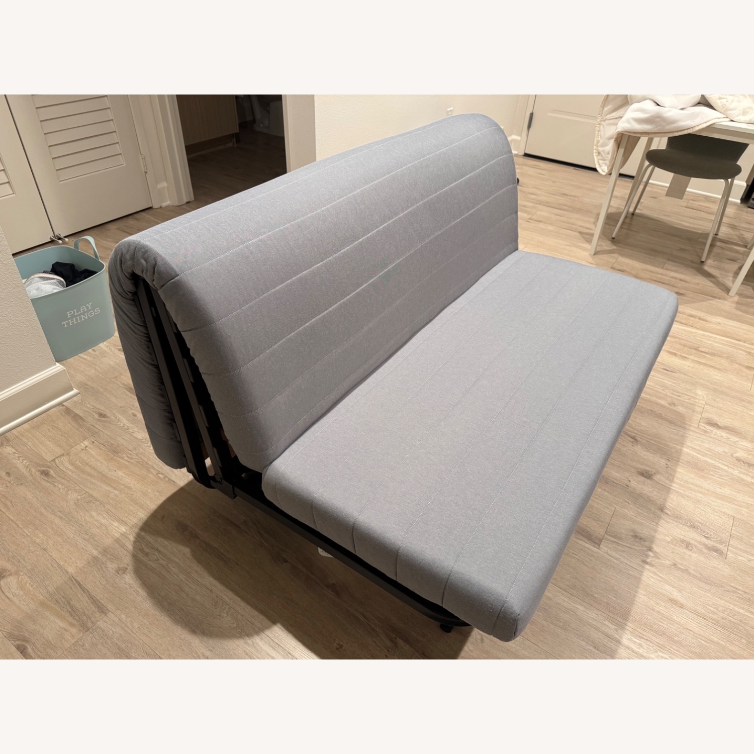 IKEA Lycksele Lövås White Fabric Sleeper Sofa - image-4