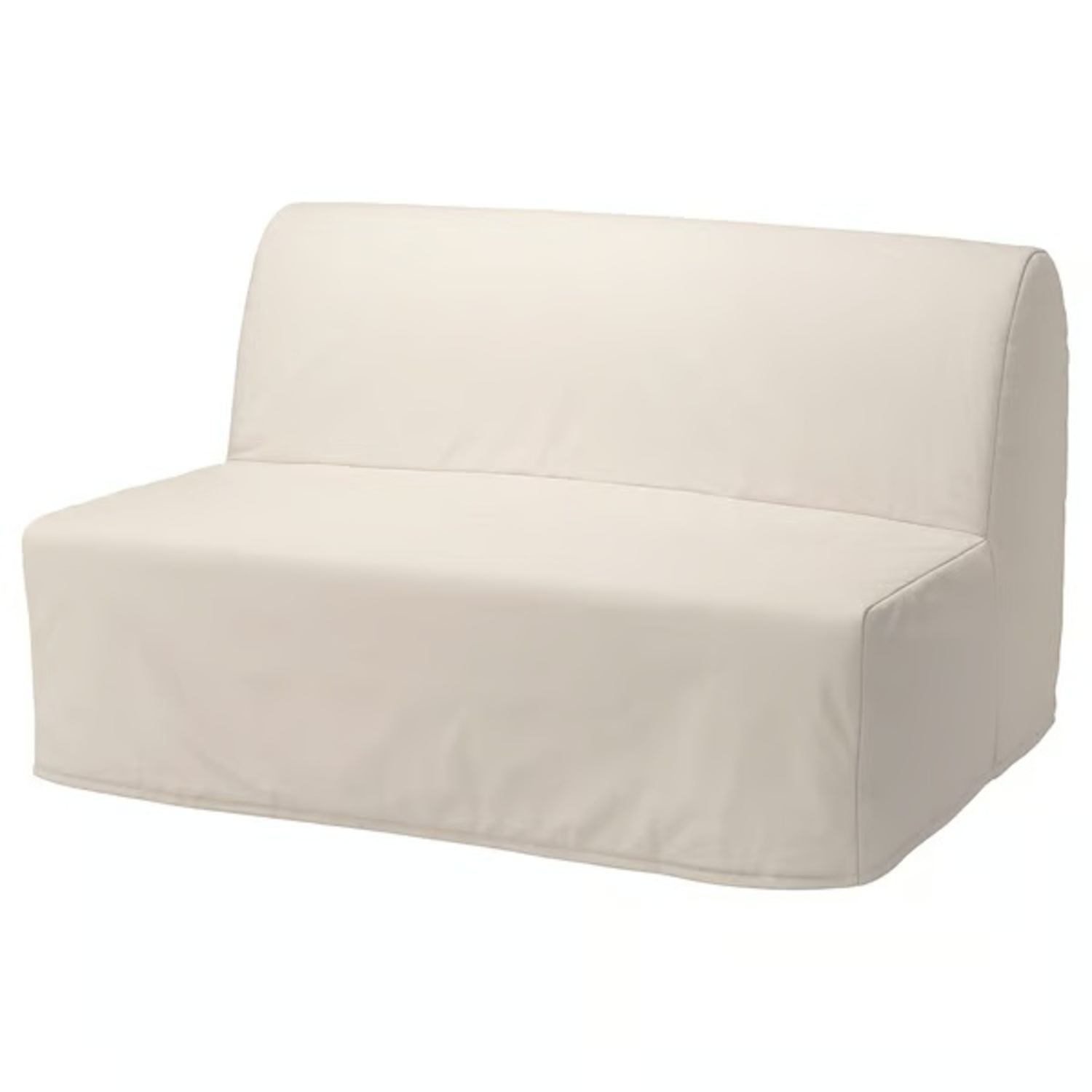 IKEA Lycksele Lövås White Fabric Sleeper Sofa - image-7