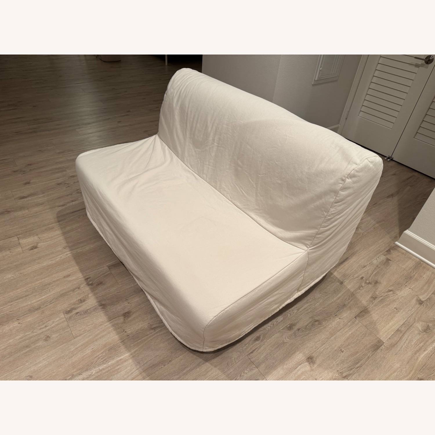 IKEA Lycksele Lövås White Fabric Sleeper Sofa - image-2