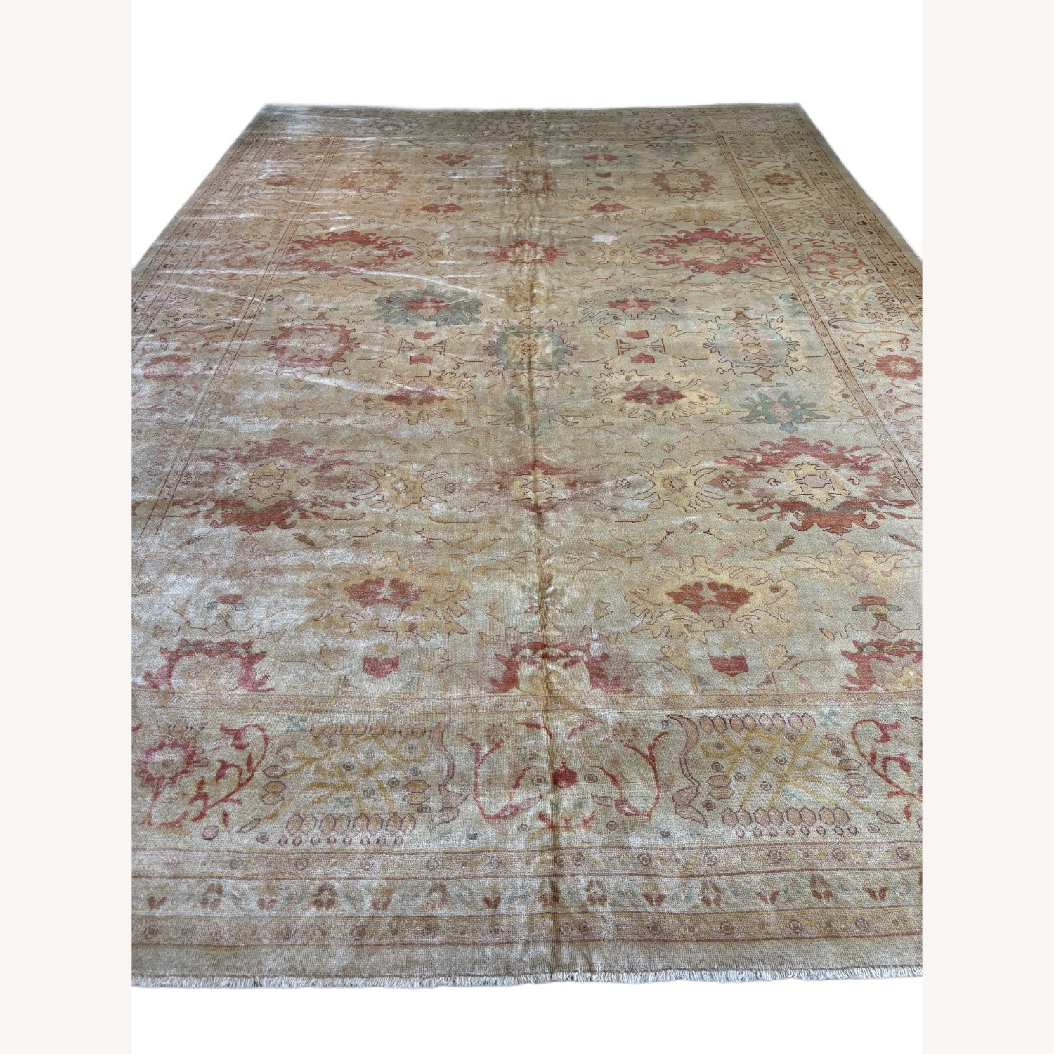 Natural Wool Area Rug 12' x 17.6' - image-2