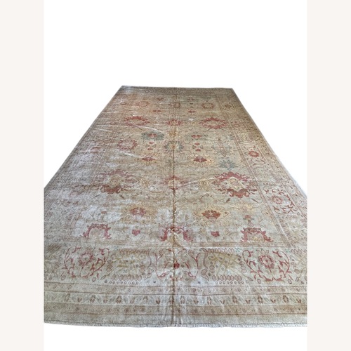 Used Natural Wool Area Rug 12' x 17.6' for sale on AptDeco