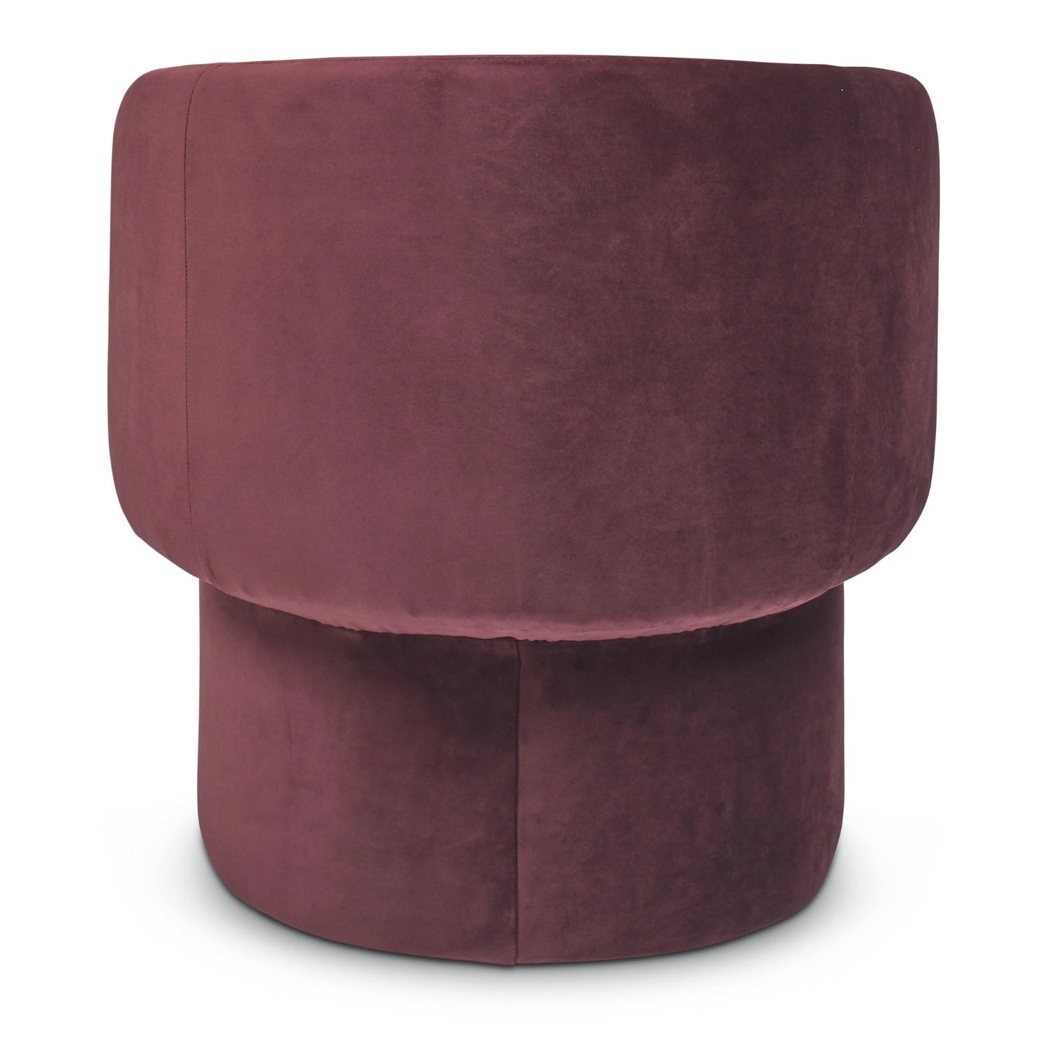 Jessie Burgundy Velvet Accent Chairs - image-4