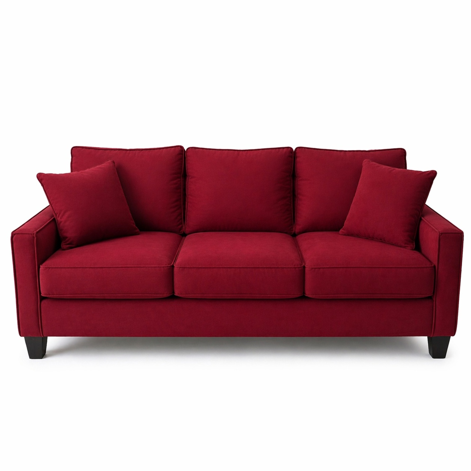 Bob's Discount Furniture Kylie Red 3+ Seater Sofa - image-6