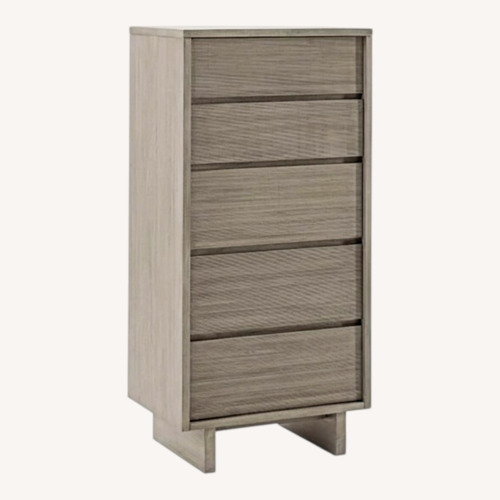 Used West Elm Arbor Weathered Gray Tall Dresser for sale on AptDeco