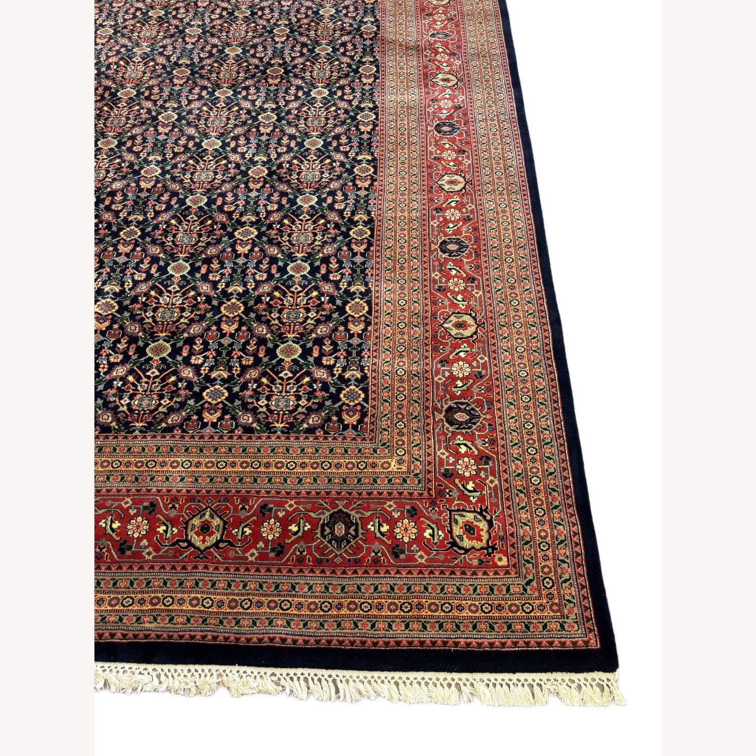 Large Wool Area Rug 13' x 18' Dark Field - image-2