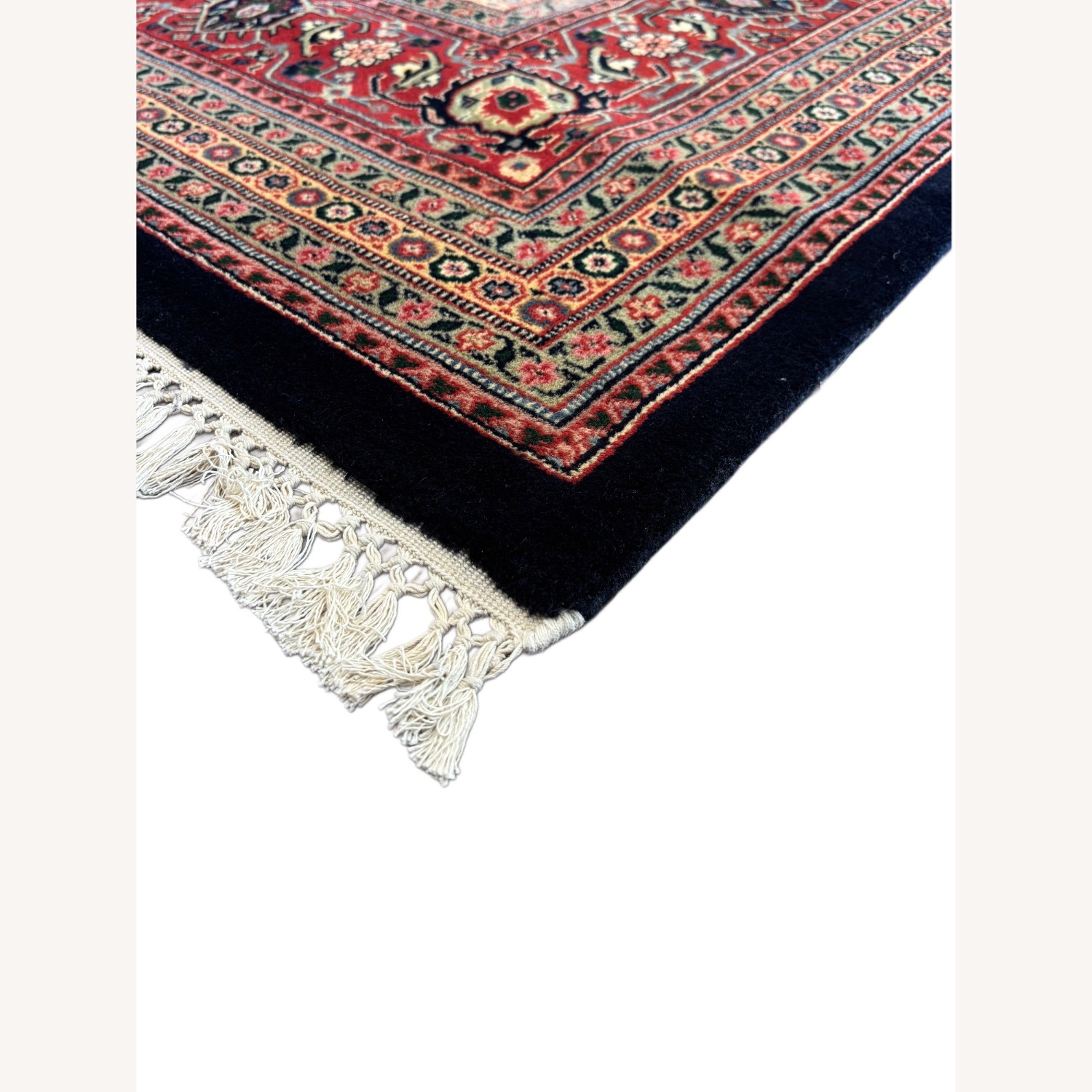 Large Wool Area Rug 13' x 18' Dark Field - image-4