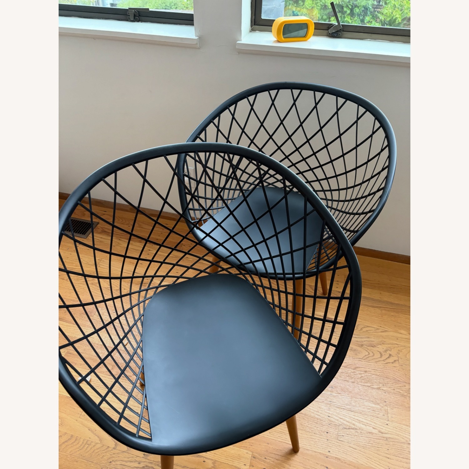 CB2 Black Dining Chairs - image-3