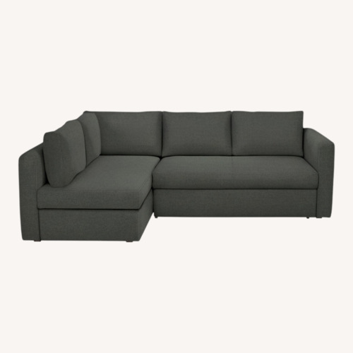 Used Room & Board Oxford Dark Gray Fabric Sleeper Sofa for sale on AptDeco